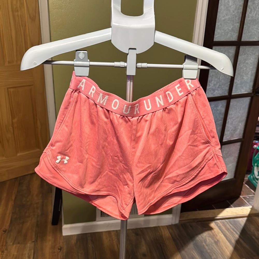Under Armour Women's Pink Athletic Shorts